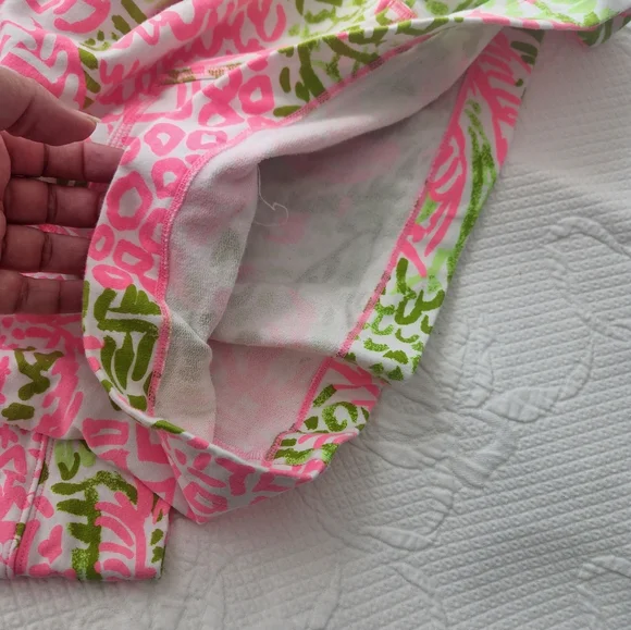 Lilly Pulitzer Pink and Green Patterned Blouse - Picture 11 of 11
